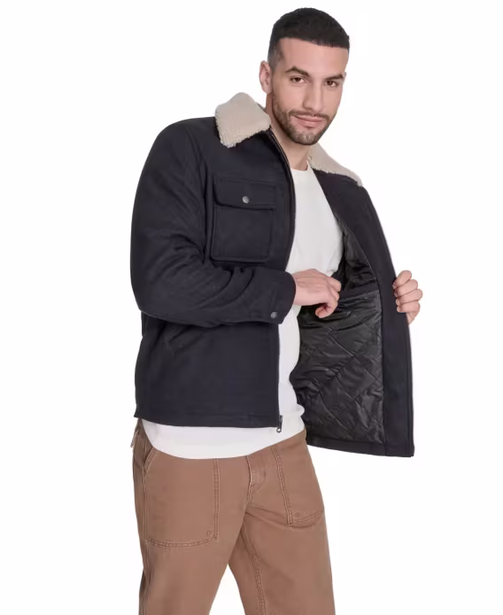 Levi's Erkek Yün Karışımlı Depot Sherpa Yaka Ceket