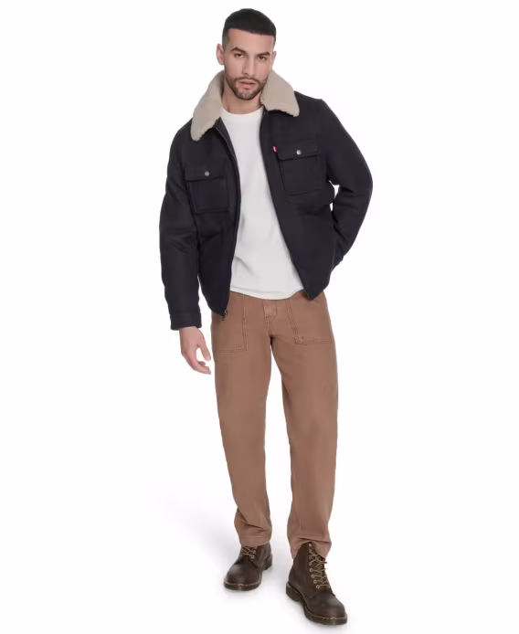 Levi's Erkek Yün Karışımlı Depot Sherpa Yaka Ceket