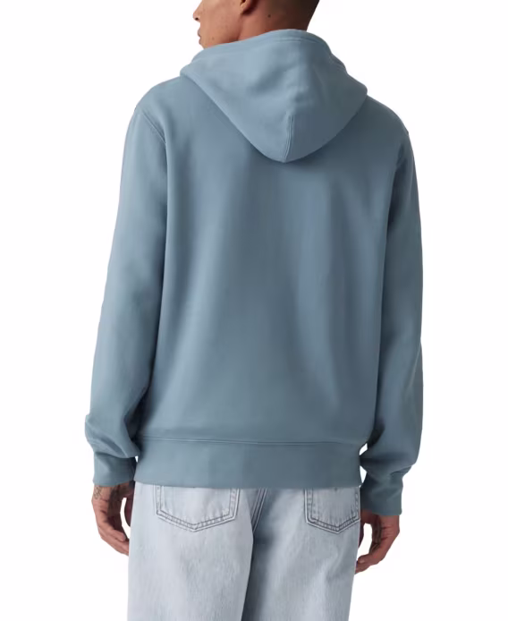 Levi's® Erkek Grafiksiz Fermuarlı Standart Kesim Kapüşonlu Üst