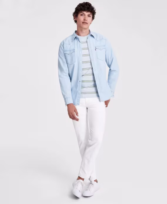 Levi's® Erkek Klasik Standart Fit Western Gömlek