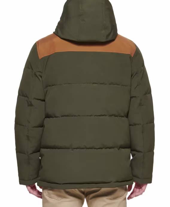 Levi’s® Erkek Kapitone Dört Cepli Parka Kapüşonlu Mont