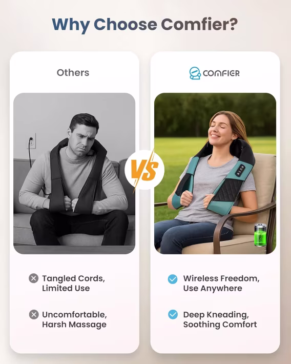 COMFIER Boyun ve Sırt Masaj Yastığı