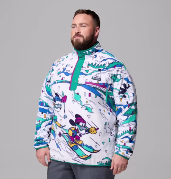 Columbia Erkek CSC x Disney Half Snap Polar  Büyük Beden