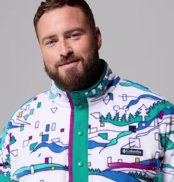 Columbia Erkek CSC x Disney Half Snap Polar  Büyük Beden