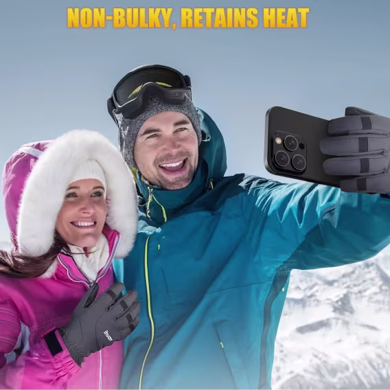 ihuan Unisex Su Geçirmez Termal Eldiven