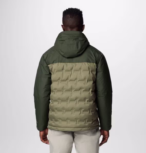 Columbia Erkek Grand Trek™ III Kaz Tüyü Kapüşonlu Mont  Uzun Boy