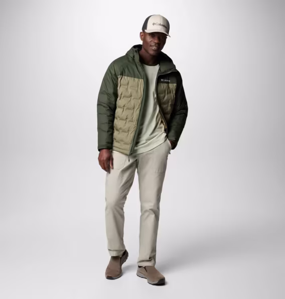 Columbia Erkek Grand Trek™ III Kaz Tüyü Kapüşonlu Mont  Uzun Boy