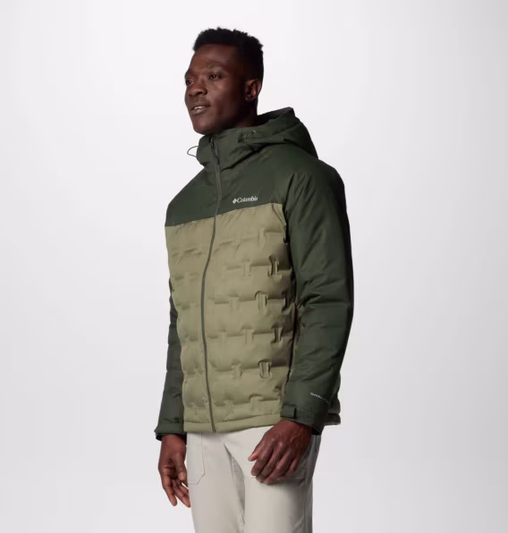 Columbia Erkek Grand Trek™ III Kaz Tüyü Kapüşonlu Mont  Uzun Boy