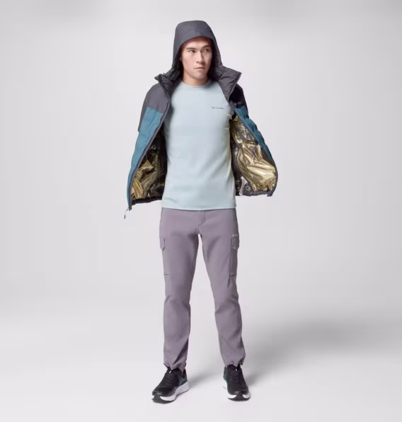 Columbia Erkek Grand Trek™ III Kaz Tüyü Kapüşonlu Mont  Uzun Boy