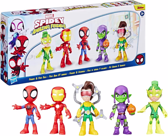 Hasbro Marvel Örümcek Adam ve Muhteşem Arkadaşları 5 Aksiyon Figürü