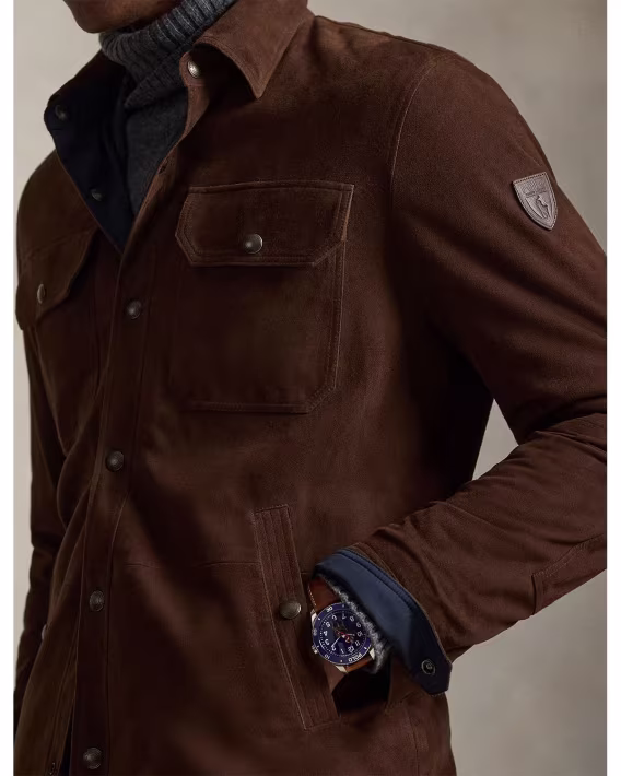 Polo Ralph Lauren Erkek Çift Taraflı Süet Ceket