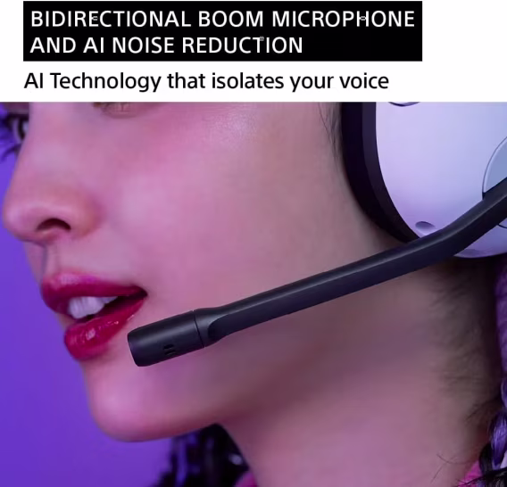 Sony INZONE H5 Kablosuz Oyun Kulaklığı, 360 Derece Uzamsal Ses