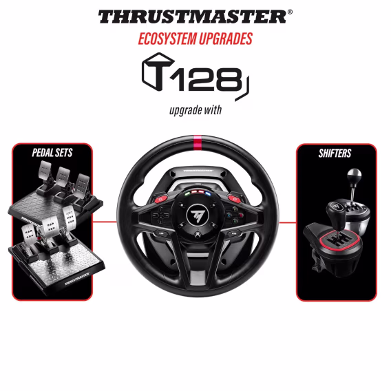 Thrustmaster T128X, Manyetik Pedallı Kuvvet Geri Bildirimli Yarış Direksiyonu