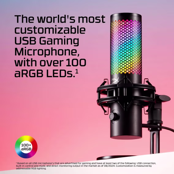 HyperX Quadcast S Rgb Profesyonel Mikrofon HMIQ1SXX-RG/G