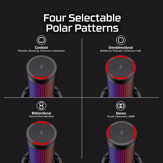 HyperX Quadcast S Rgb Profesyonel Mikrofon HMIQ1SXX-RG/G