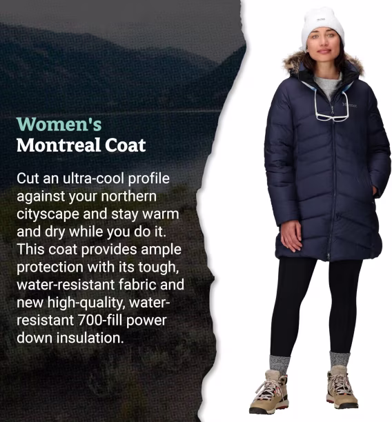 MARMOT Kadın Montreal Orta Diz Boyu Şişme Mont