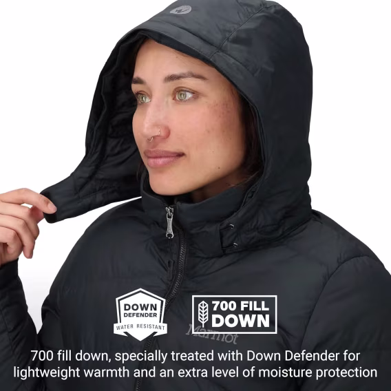 MARMOT Kadın Montreal Orta Diz Boyu Şişme Mont