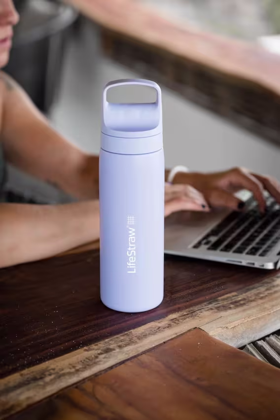 LifeStraw Go Serisi  Yalıtımlı Paslanmaz Çelik Su Filtreli Şişe