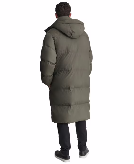 DKNY Erkek Kapitone Kapüşonlu Duffle Parka