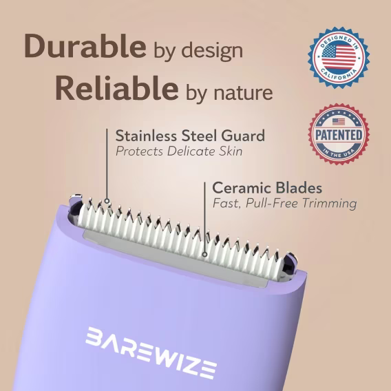 BAREWIZE Kadınlar İçin Bikini Düzeltici Tıraş Makinesi T050