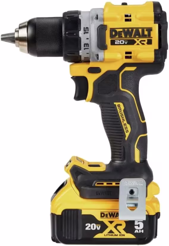 DEWALT 20V MAX* XR® Fırçasız Kablosuz 1/2 inç Matkap/Sürücü Kiti (DCD800P1)