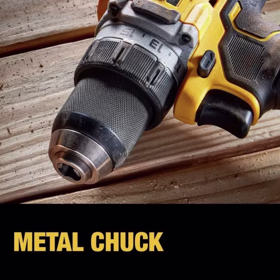 DEWALT 20V MAX* XR® Fırçasız Kablosuz 1/2 inç Matkap/Sürücü Kiti (DCD800P1)