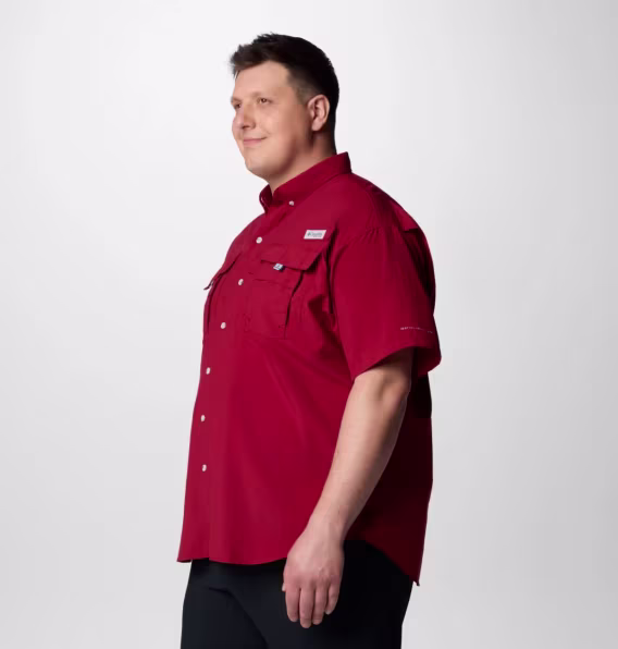 Columbia Erkek Büyük Beden PFG Bahama™ II Kısa Kollu Gömlek