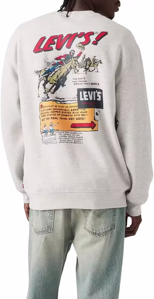 Levi's Bisiklet Yaka Erkek Sweatshirt