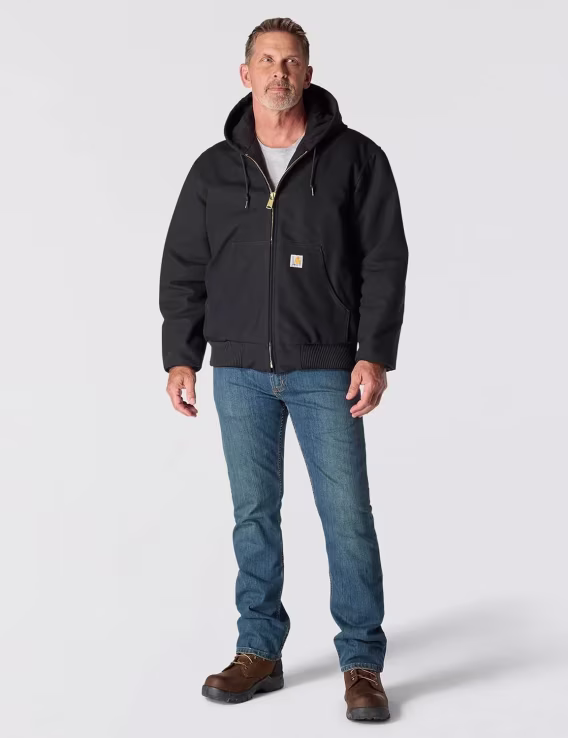 Carhartt Erkek Loose Fit Yalıtımlı Flanel Astarlı Aktif Ceket