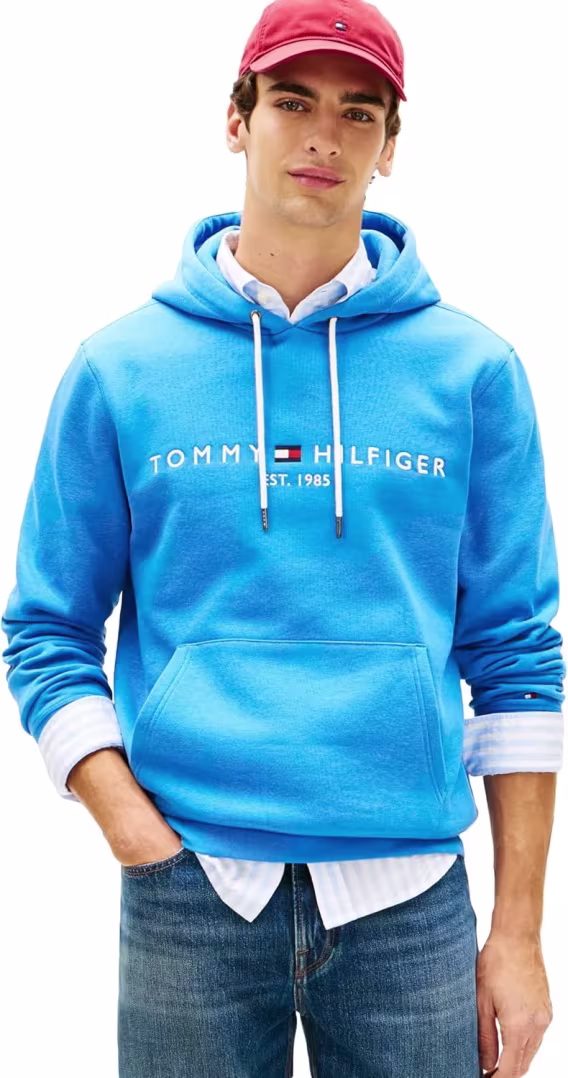 Tommy Hilfiger Erkek Polar Kapşonlu Sweatshirt