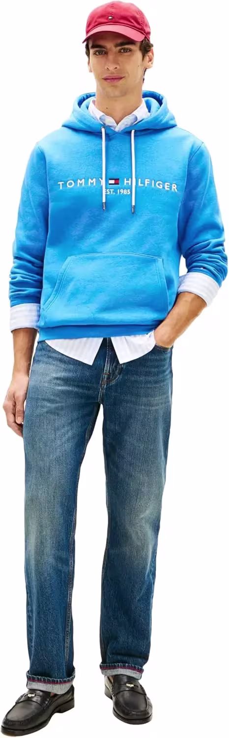 Tommy Hilfiger Erkek Polar Kapşonlu Sweatshirt