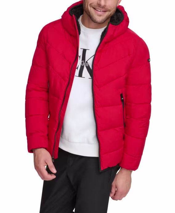 calvin-klein-erkek-chevron-stretch-sherpa-kapsonlu-sisme-mont-v-744630