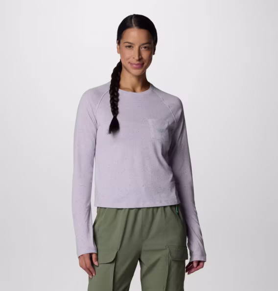 columbia-kadin-pfg-uncharted-neps-uzun-kollu-tisort-v-861442