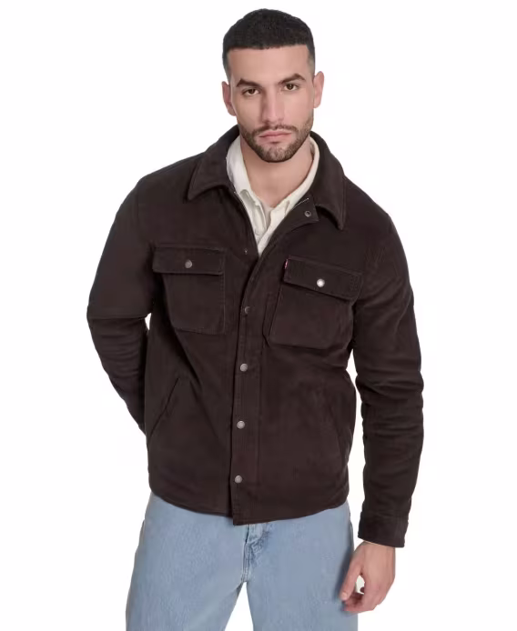 levis-erkek-kadife-ekose-astarli-ceket-v-1049597
