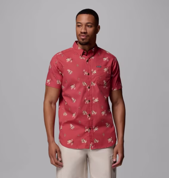 columbia-erkek-rapid-rivers-baskili-kisa-kollu-gomlek-v-1056718