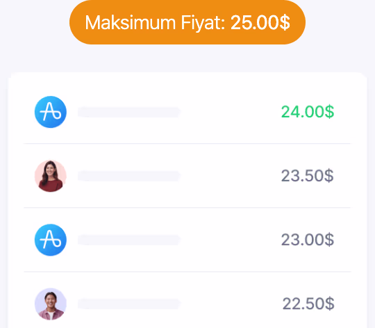 Biz senin adına teklif verelim.