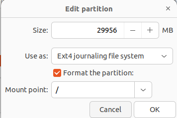 Partitioning