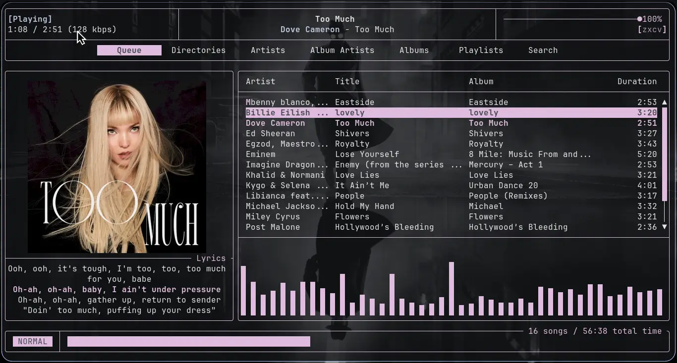 RMPC Screenshot