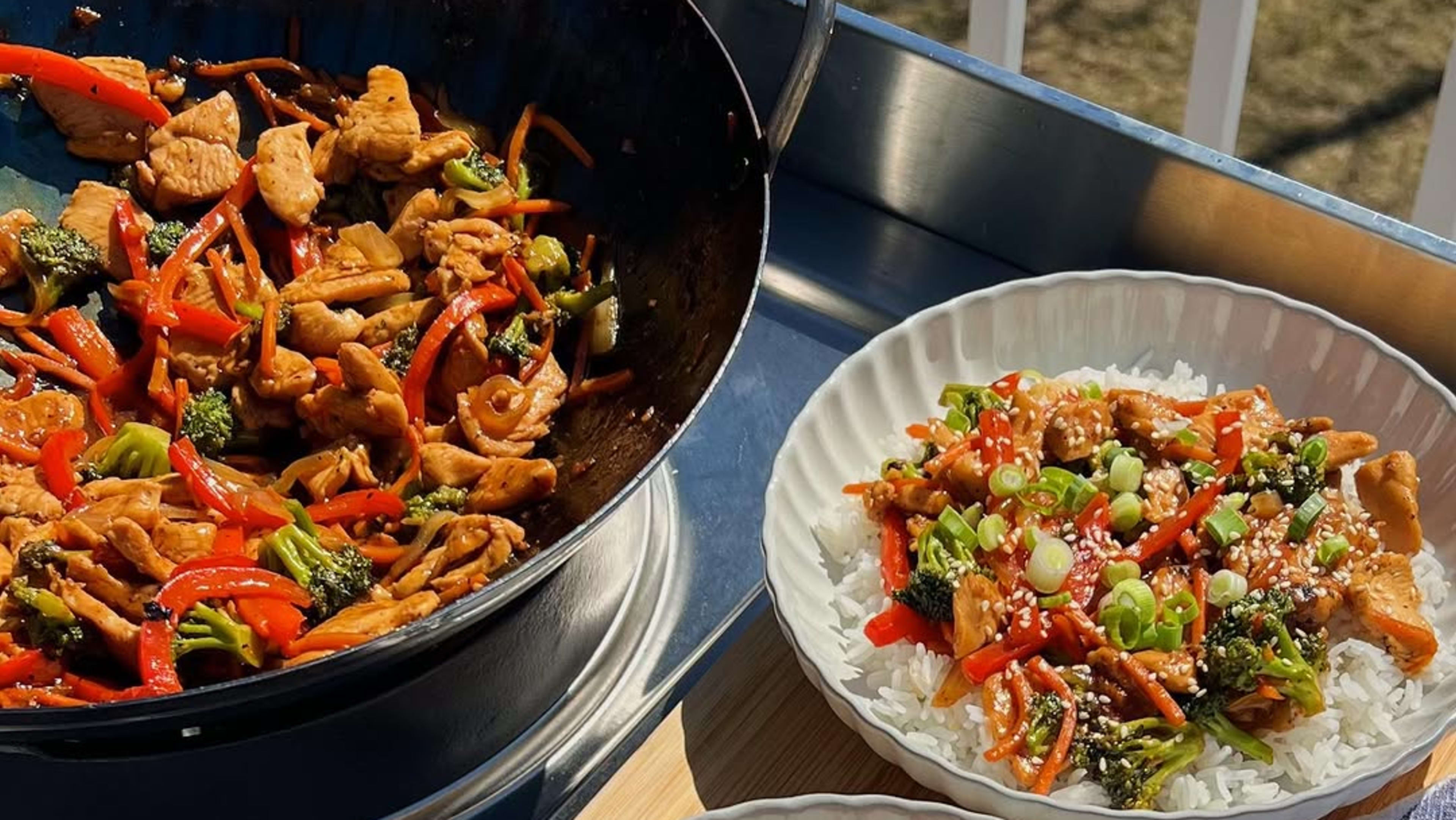 Honey Garlic Chicken & Vegetable Stir Fry