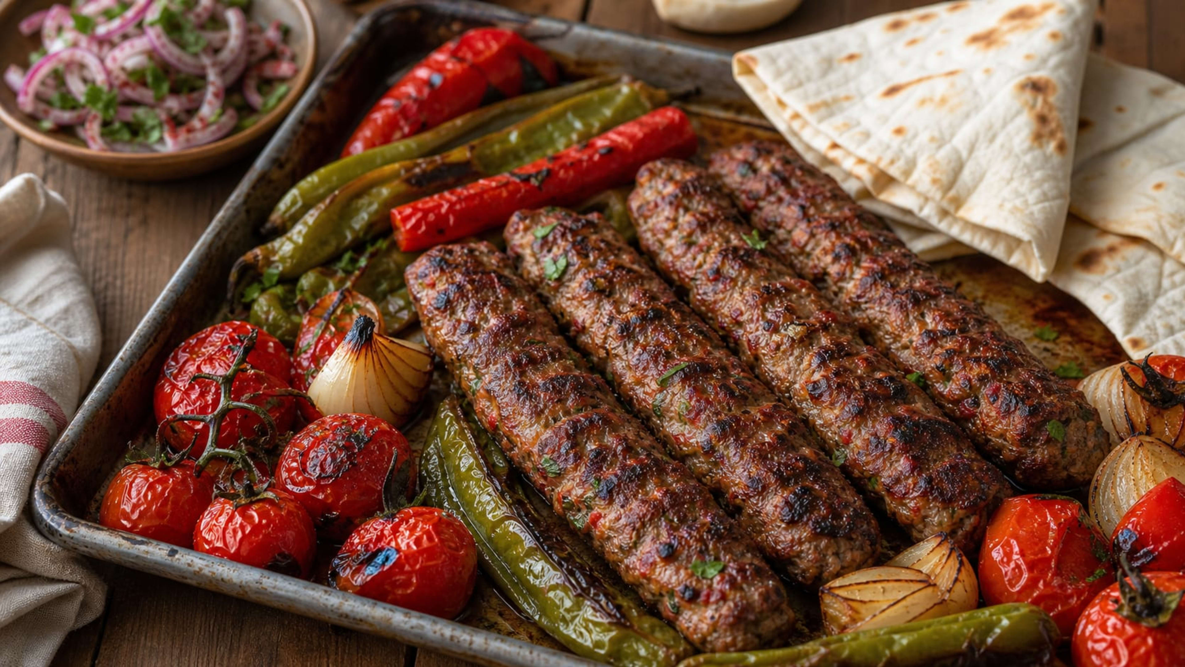 Adana Sheet Pan Kebabs