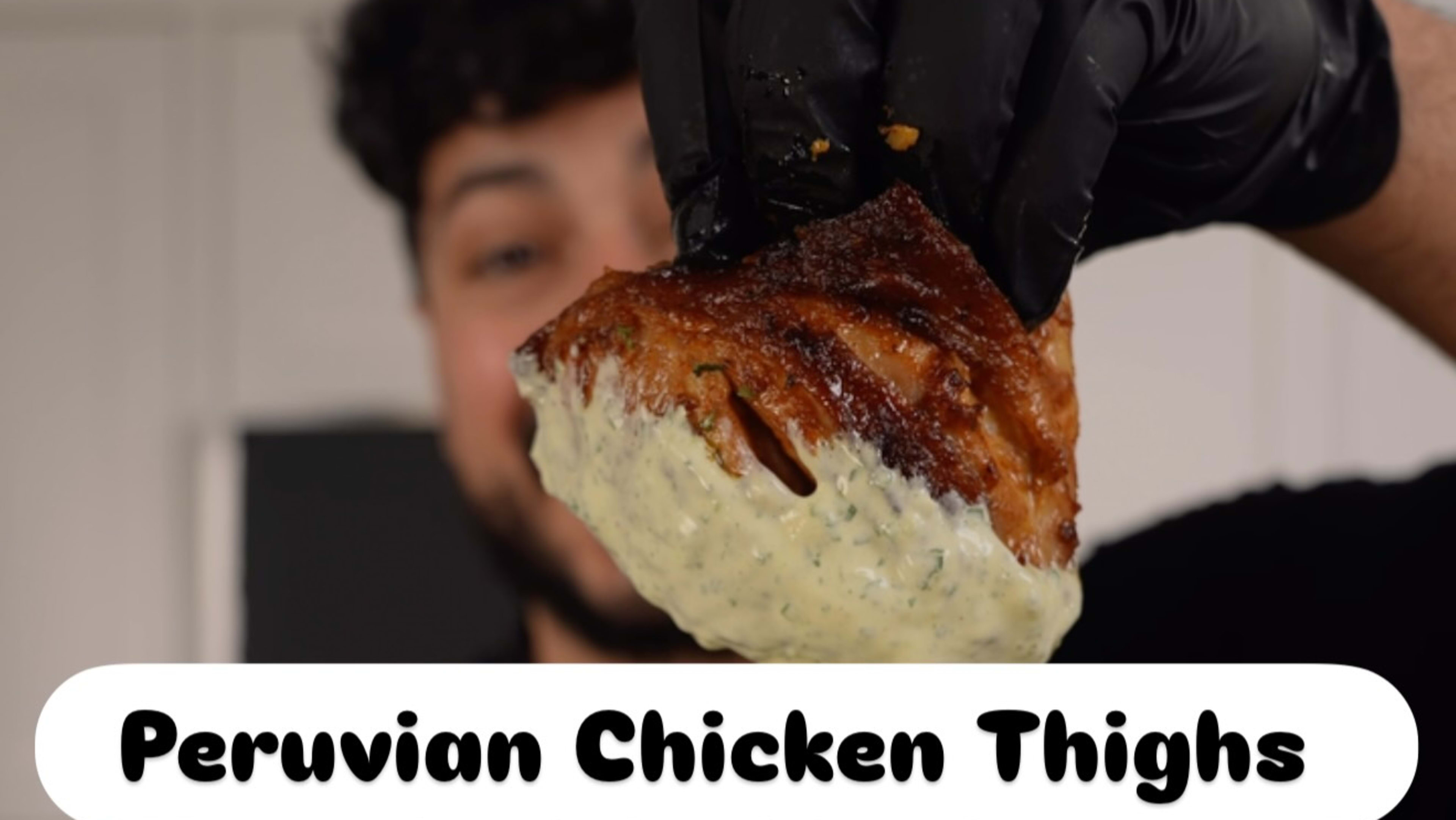 Peruvian‑Style Chicken Thighs with Aji Verde