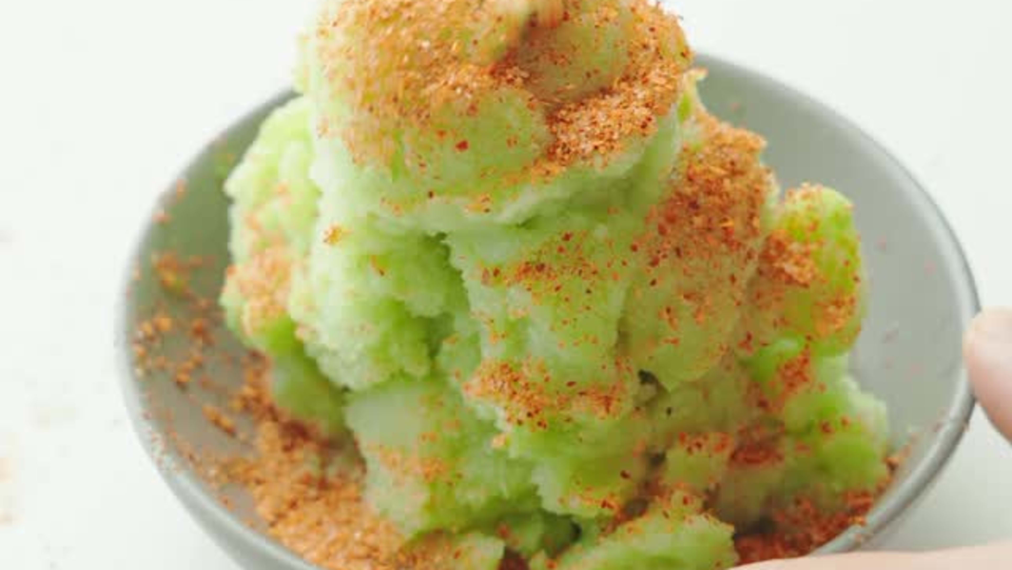 Grape Sorbet with Lime and Tajín