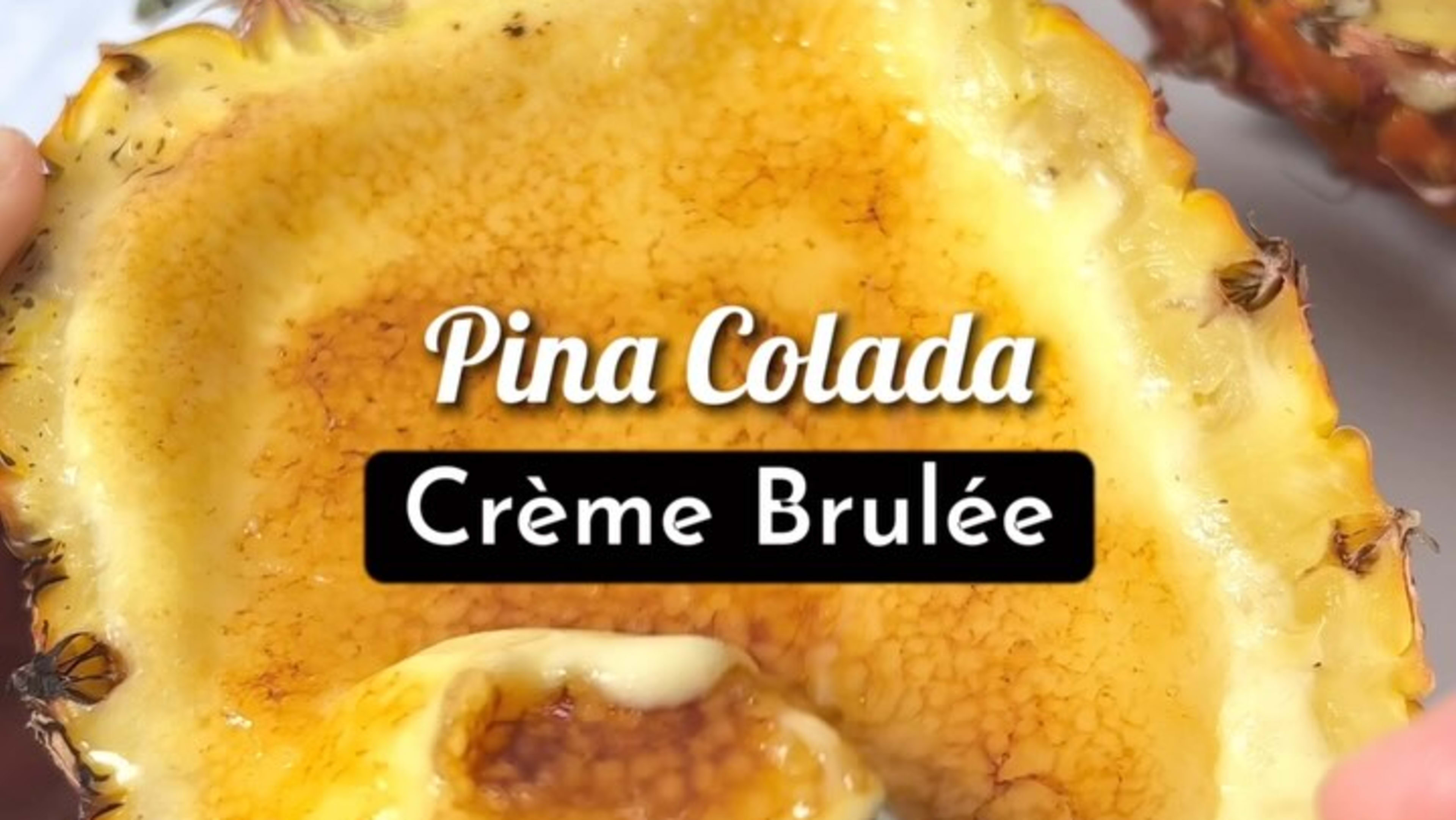 Pineapple Crème Brûlée