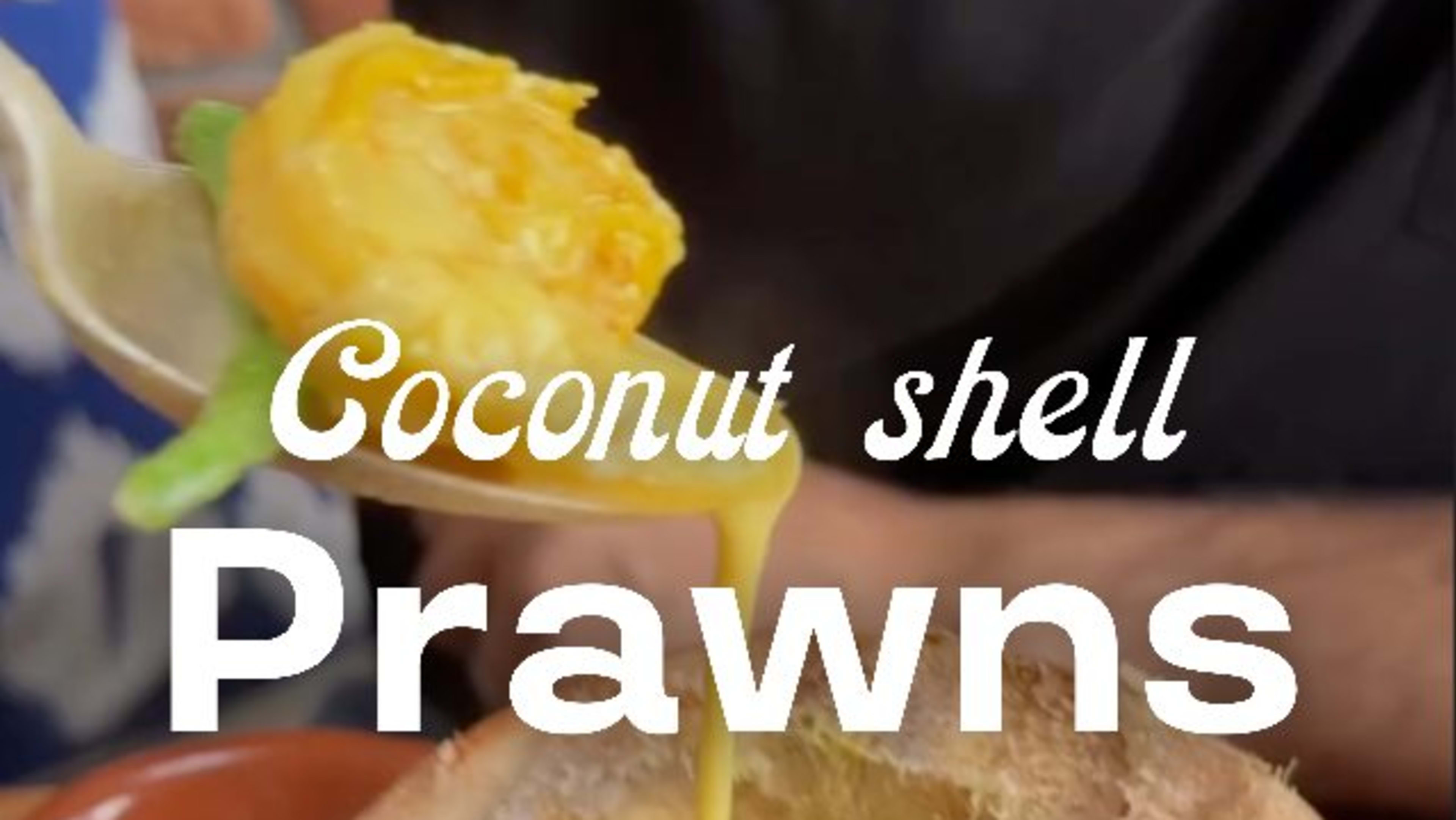Bengali Coconut Shell Prawn Curry