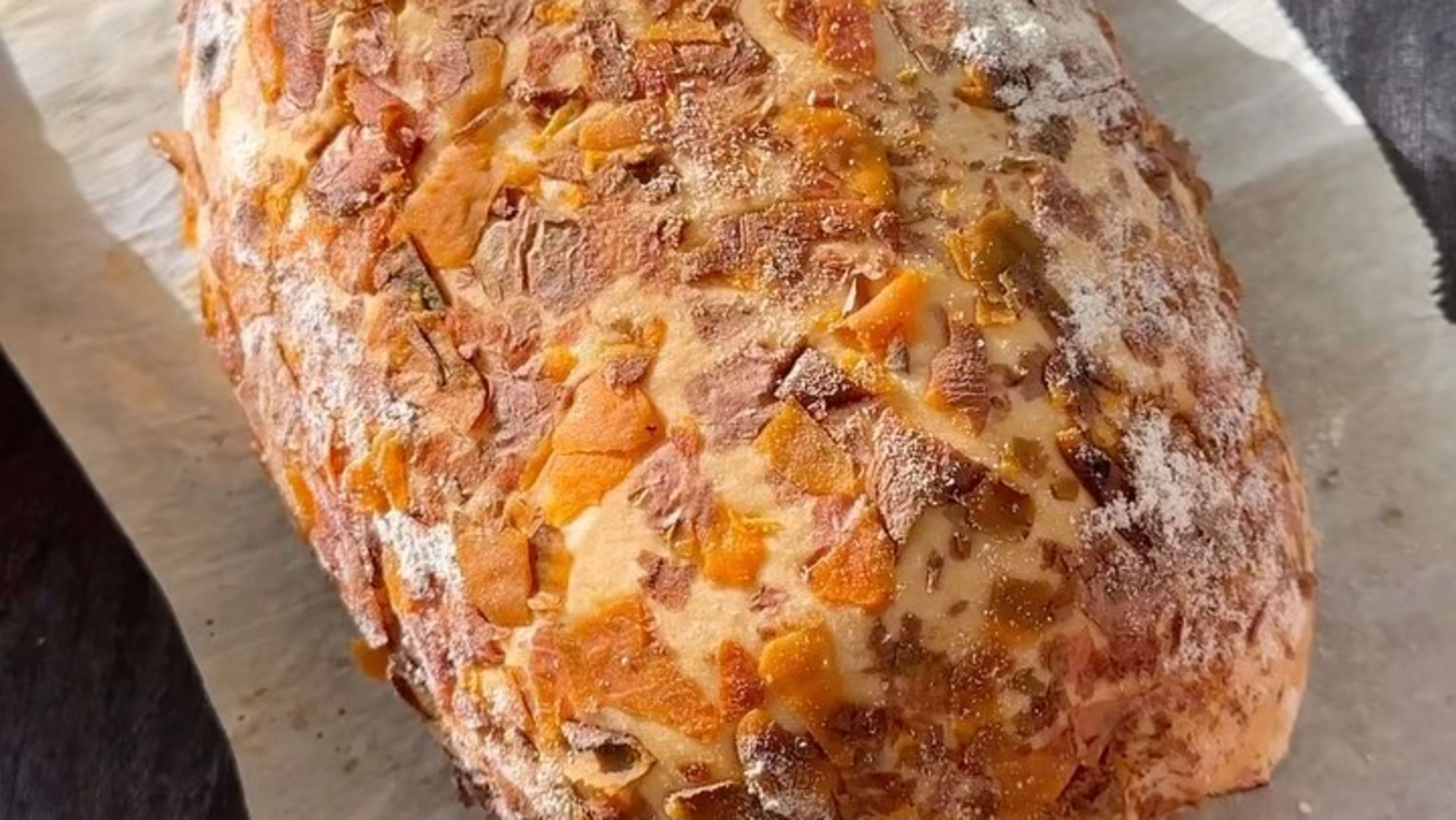Sweet Potato Sourdough with Dried Sweet Potato Skins