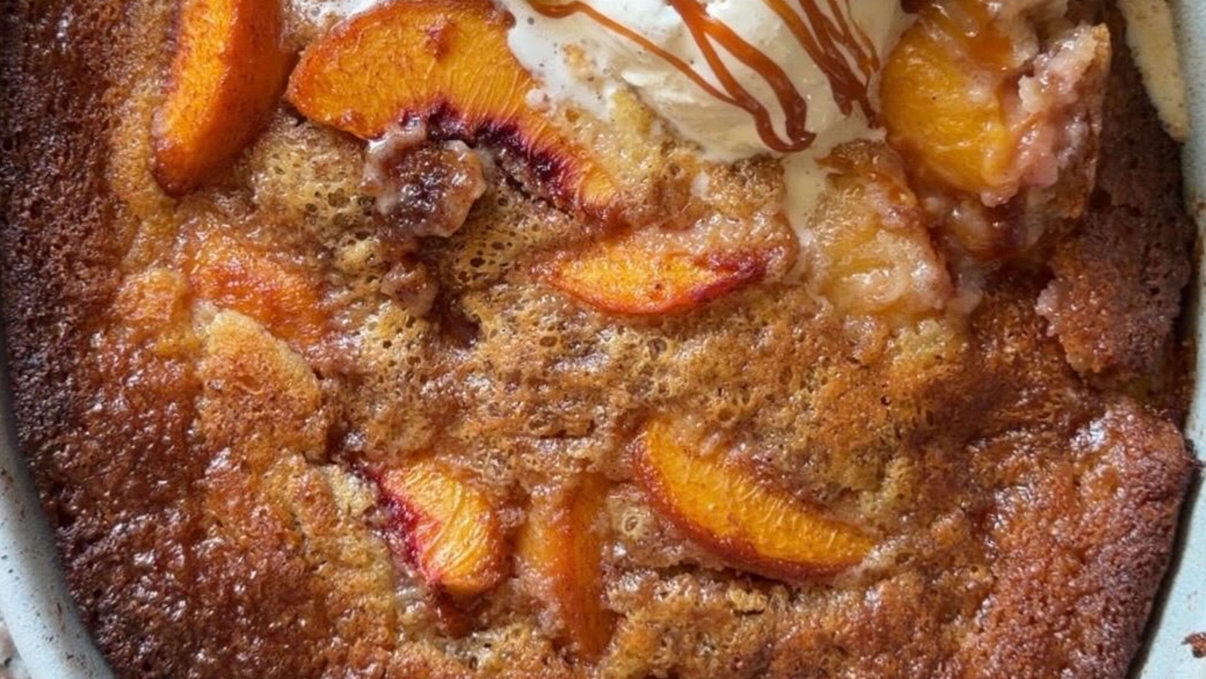 Brown Butter Peach Cobbler
