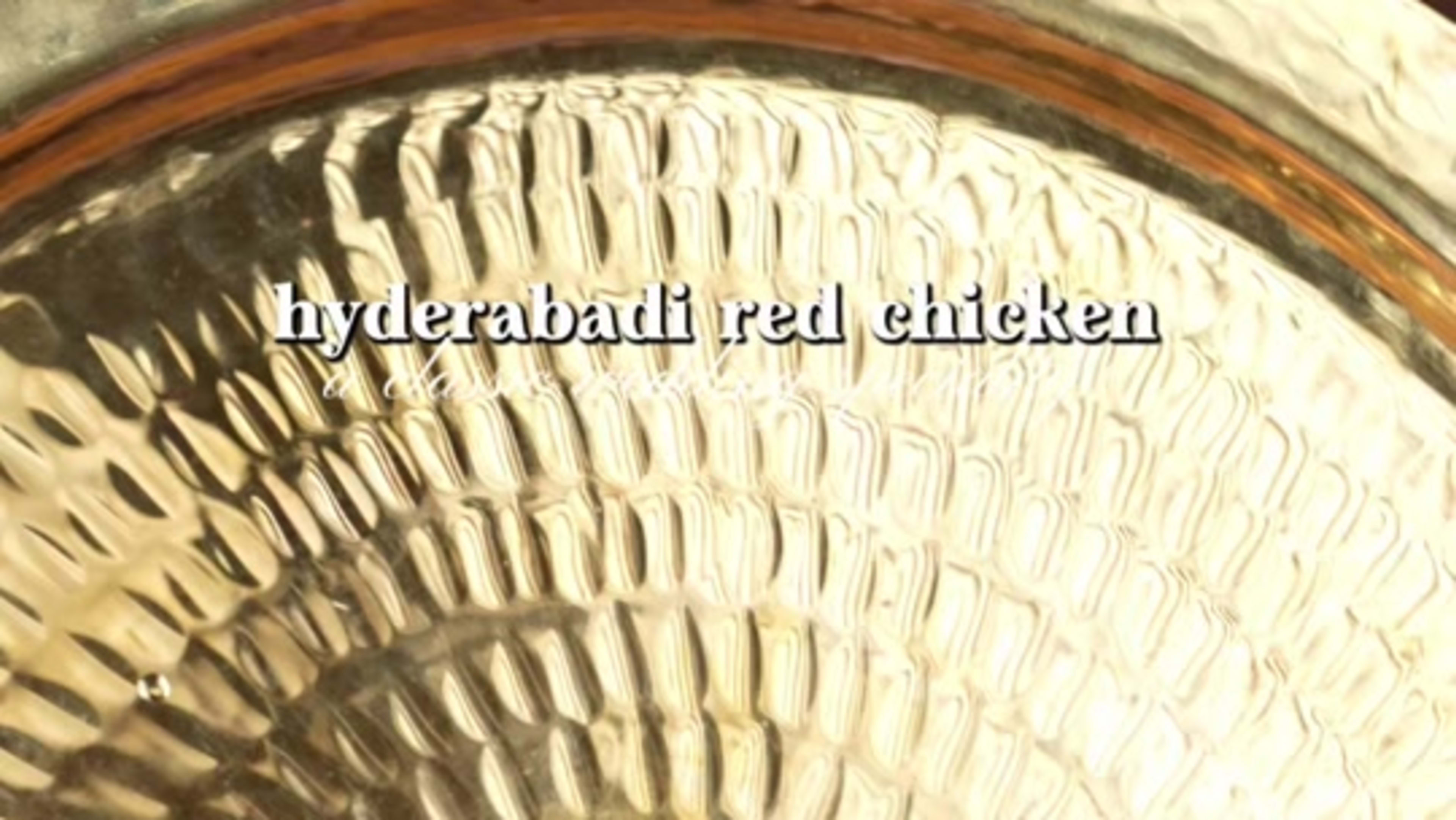Hyderabadi Shadi-Wala Red Chicken