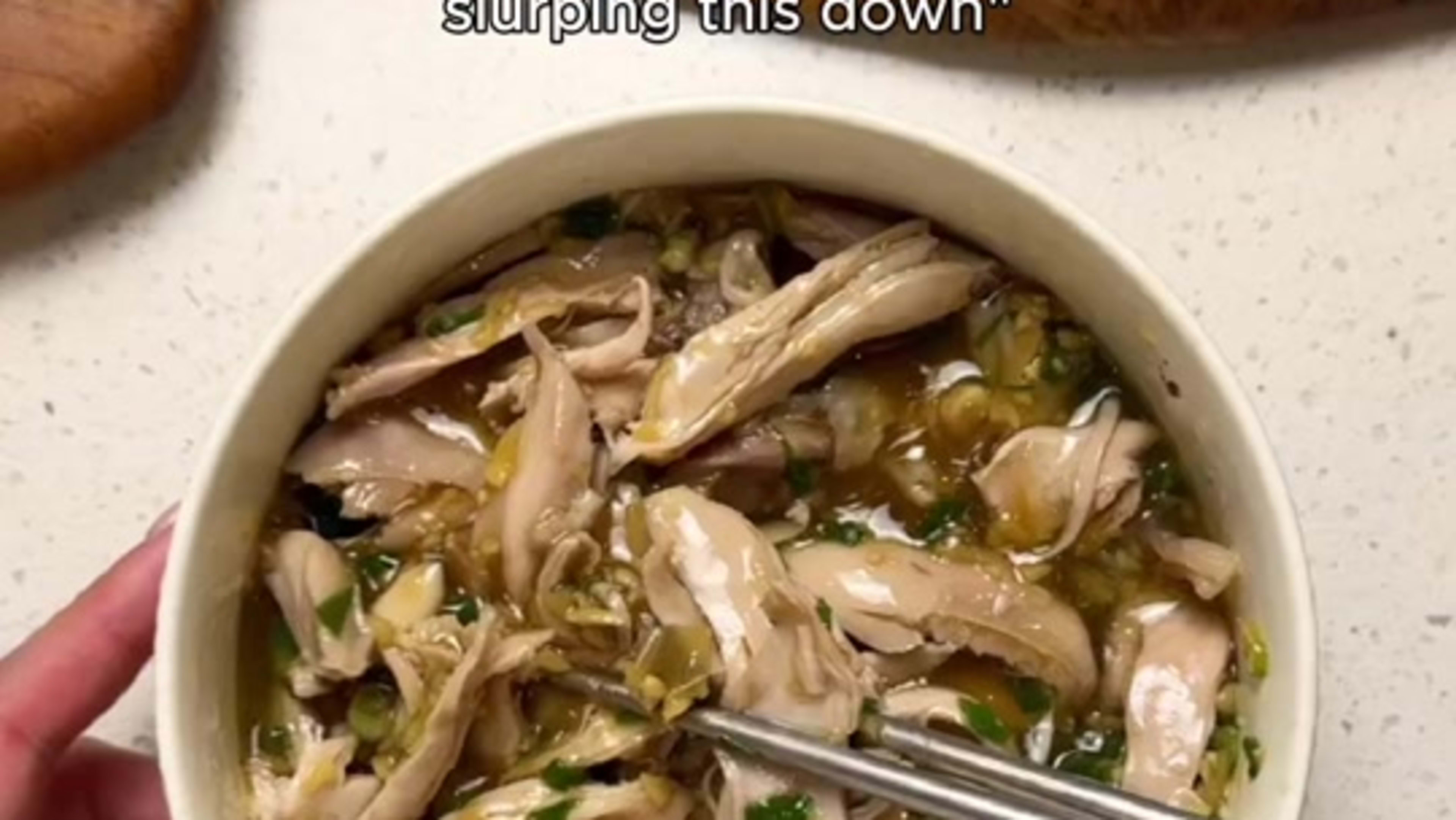 Pour‑Over Ginger Scallion Chicken