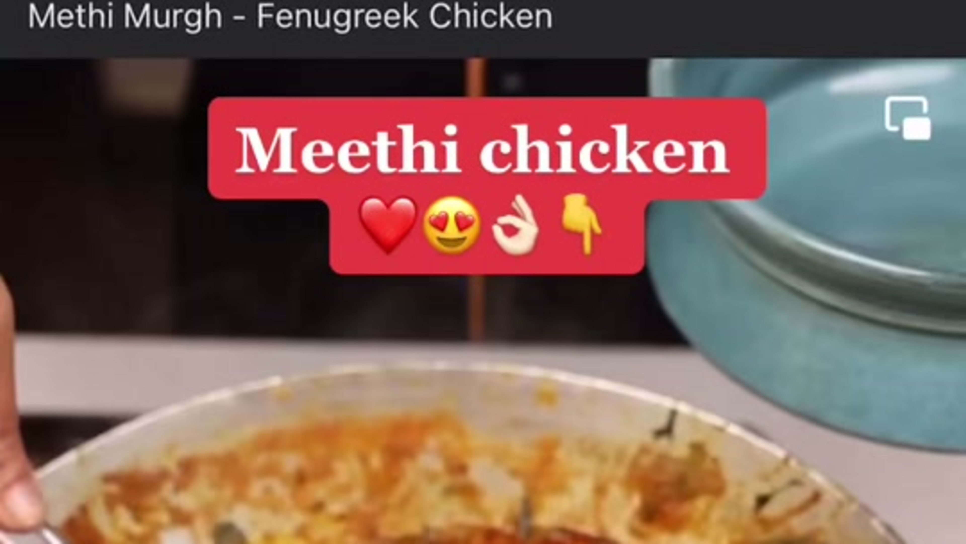 Fenugreek Chicken (Methi Murg)