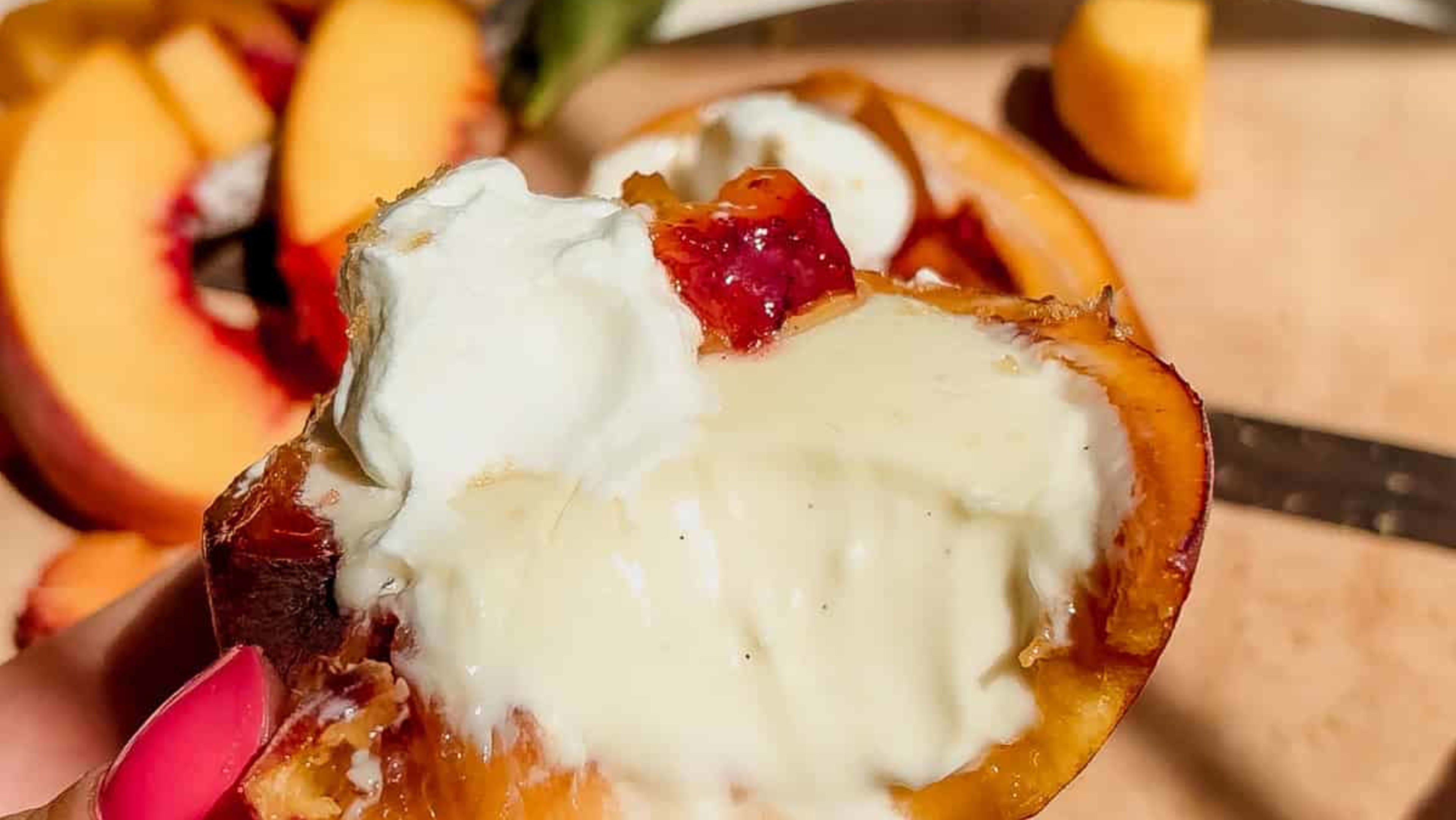 Peach Posset